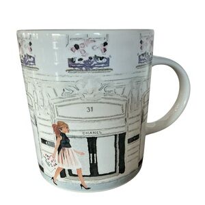 Chanel Art Mug By Amanda Greenwood Art Pink Interior